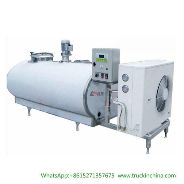 Stainless steel Milk Cooling Tank Body For Lorry Trucks 8CBM- 25CBM