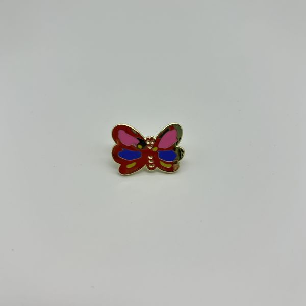 Zebra Pattern Awareness Ribbon Enamel Pin – Medical Condition Advocacy Brooch for Backpacks