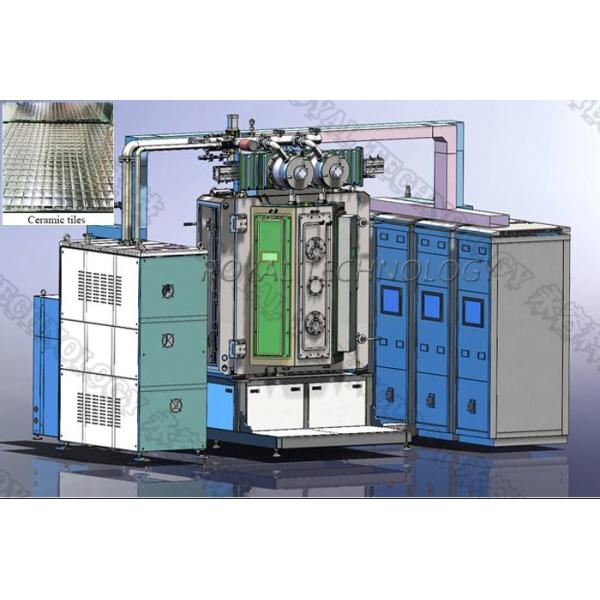 Ceramic Tiles Titanium Nitride Coating Machine , Cathodic Arc Tin Plating Machine