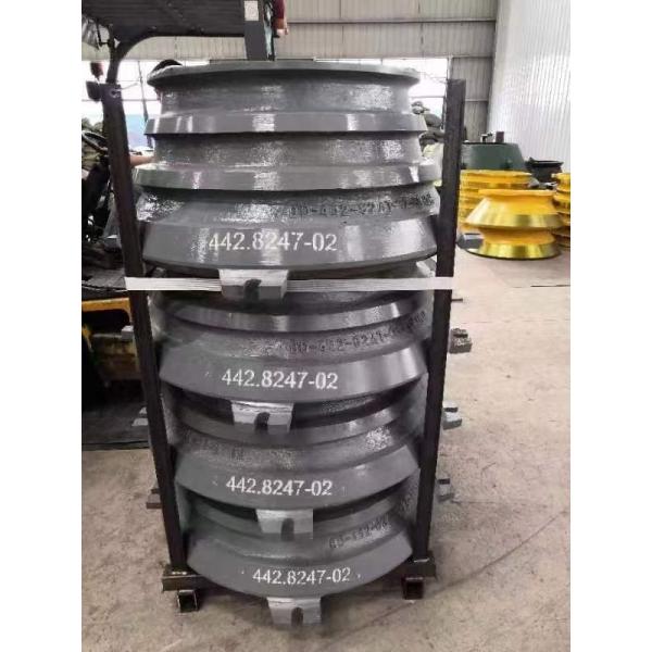 High Manganese Steel Parts Drawings for CS420 Cone Crusher Concave Mantle Bowl Liner