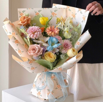 Partysu Fresh Floral Paper with Floral Arrangements and Packaging for Fresh Flowers 57*57cm