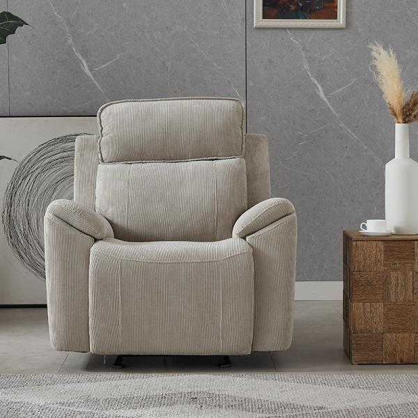 Louis Denny Nordic Modern Single Fabric High Back Electric Functional Adjustable Living Room Lazy Sofa Chair