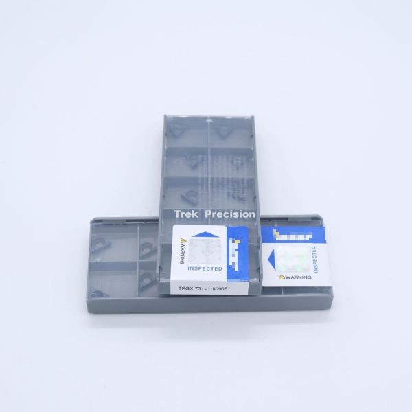 Iscar TPGX090204‑L IC908 Tungsten Carbide Indexable Turning Insert For CNC Stainless Steel Lathe Turning Machining