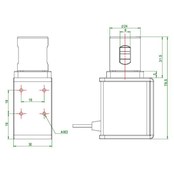 Размер 6mm*8mm трубки сжатия клапана 12VDC/24VDC соленоида низкого давления для оборудования
