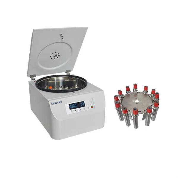 ホリゾンタルPRF遠心分離機 低速遠心分離機 ベンチトップPRP遠心分離機 12x15ml スイングローター 自動バランス CTL420
