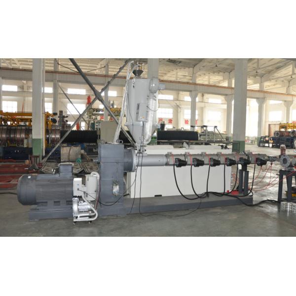 UPVC CPVC HDPE Pipe Extrusion Line With ABB Inverter