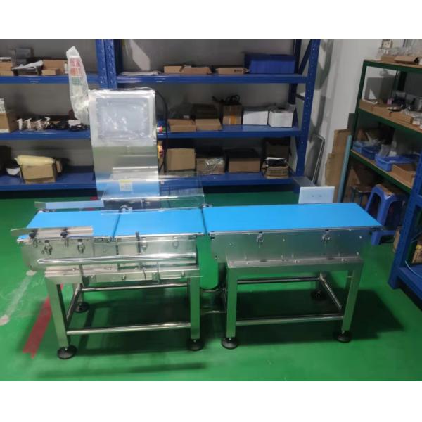 SUS304 Rolling Conveyor Check Weigher With Tilting Rejection Device