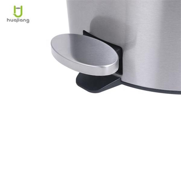 Custom Make Jobs Pedal Bin Soft Close Stainless Steel Waste Bin Rolling Cover Type for Household Bathroom Kitchen Trash Can
