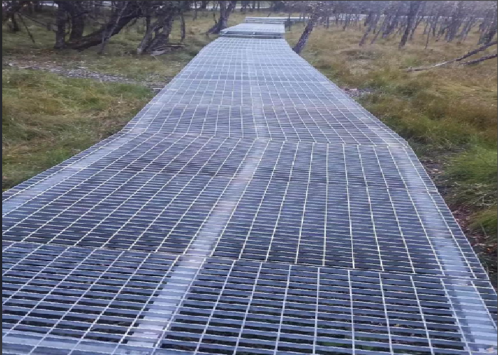 High Strength Anti Slip Steel Grating For Industrial Platforms Drainage