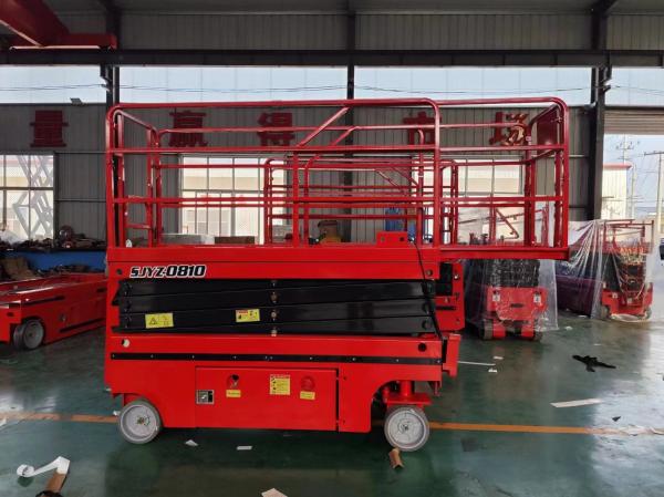 4m 6m 8m 10m 12m High Hydraulic Electric Aerial Work Platform With 230kg Capacity