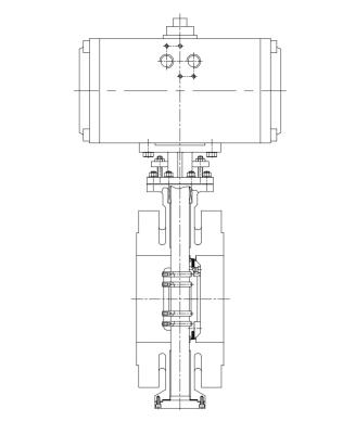 3'' 4'' 5'' 6'' Butterfly Valve Excellent Shut Off And Throttling Performance