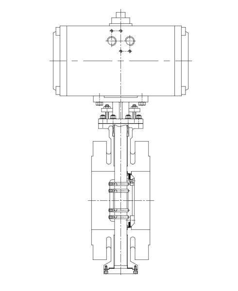 3'' 4'' 5'' 6'' Butterfly Valve Excellent Shut Off And Throttling Performance