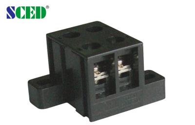 Tipo bloco terminal 9.50mm 300V 20A da barreira da montagem elétrica do painel de uma só camada