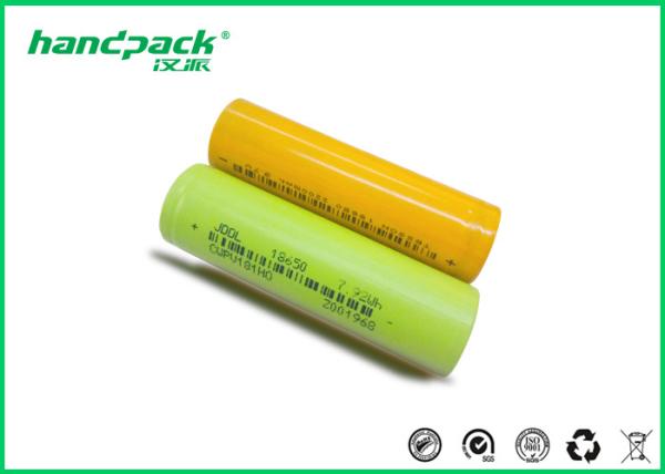 BMS System 18650 Rechargeable Battery Cells , Lithium Ion Battery 1 Year Warranty