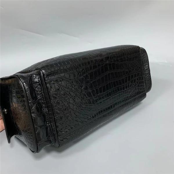 Exotic Genuine Alligator Skin Men Flap Pockets Bag Authentic Crocodile Leather Soft Satchels Purse Male Shoulder Bag