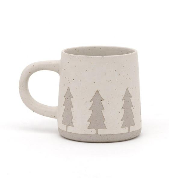 Christmas Coffee Mug Ceramic Stoneware Mugs Gift Ceramic Mug With 3D Silk Print
