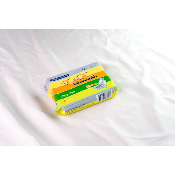 Individually Wrapped Menstrual Pad Disposable and Biodegradable Ultra Absorbent Sanitary Napkins for Protection During Menstruation