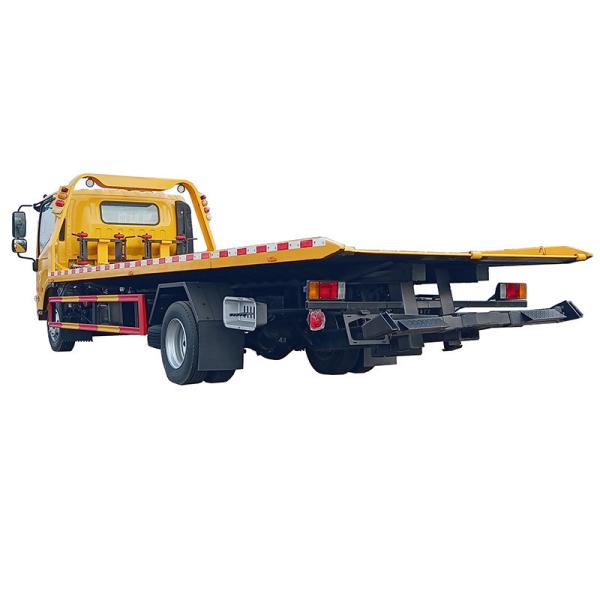 Chine ISUZU 4*2 Chariot de remorquage à plat rentable, personnalisation OEM, expédition mondiale disponible