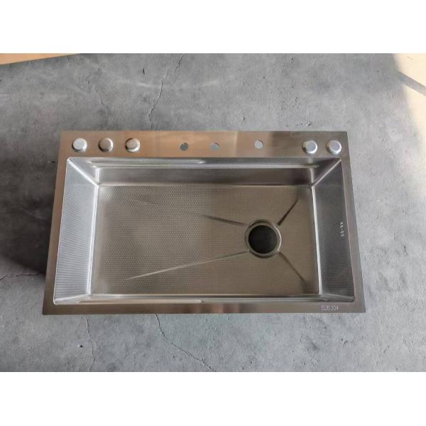 Nano Finish Apron Stainless Steel Kitchen Sink High Heat Resistance And Durability