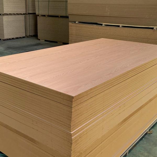 Linear Wood Grain Melamine Faced MDF Sheets For High End Cabinetry And Modern Interior