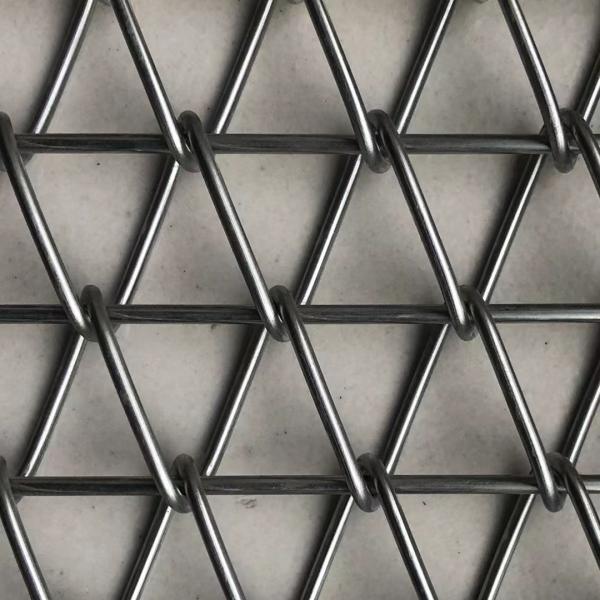 Color Decorative Wire Mesh Screen Aluminum Alloy Chain Link Fence