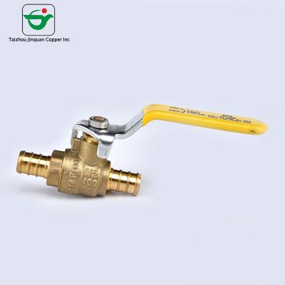PEX Pipe Copper 1/2''X1/2'' Mini Ball Valve Long Lifespan