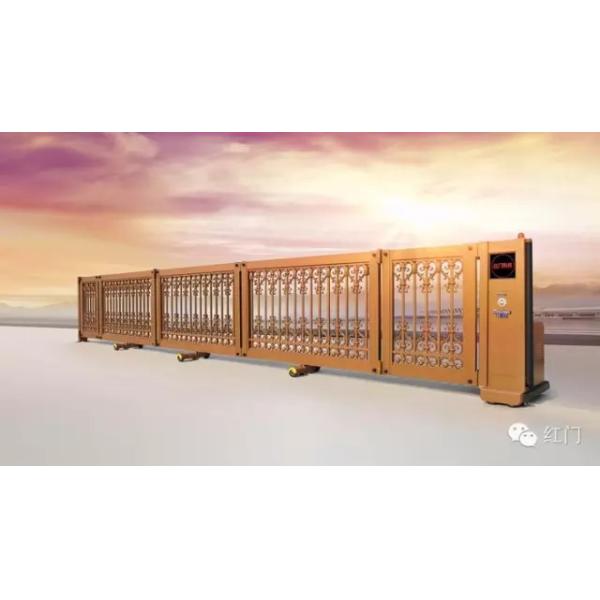 Automatic Folding Motorized Sliding Gate With Wireless Remote Control