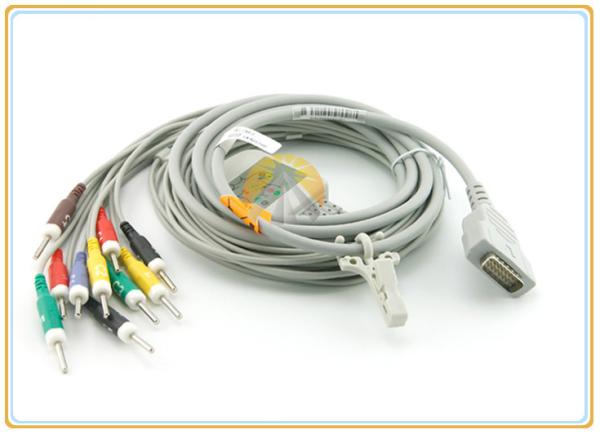 GE Marquette MAC 500 ECG Electrode Cable Durable Medical Grade TPU Cable