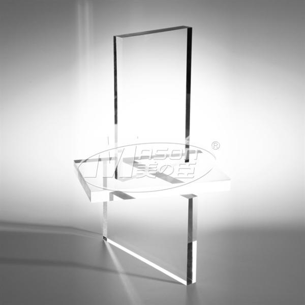Waterproof 3mm Flame Retardant Acrylic Transparent Sheet For Kitchen Cabinet Use