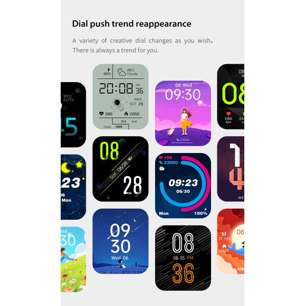 Corazón elegante Rate Bracelet Bluetooth BLE 5,0 de la prenda impermeable de los deportes al aire libre IP67