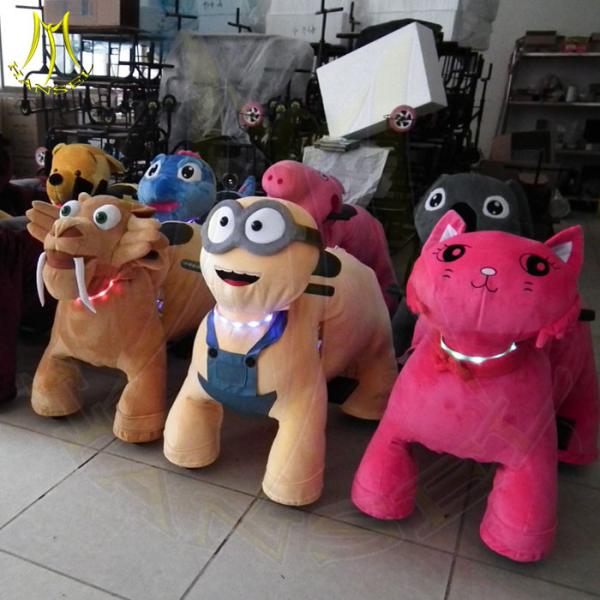 Hansel cheap electric cars for kids amusement park trains rides for sale ride on animal toy animal robot for sale