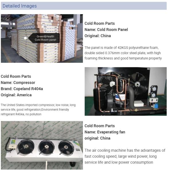 Полиуретан сэндвич панель холодное хранилище для пола и стены