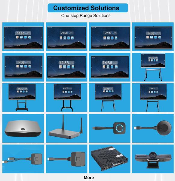HDFocus OEM 55 65 75 85 86 100 110 Inch Interactive Flat Panel Multi Touch Screen Digital Whiteboard Smart Board for Education