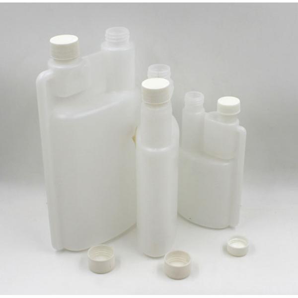 Шея 1000ml химических размеров бутылок с водой 3 разминки HDPE двойная