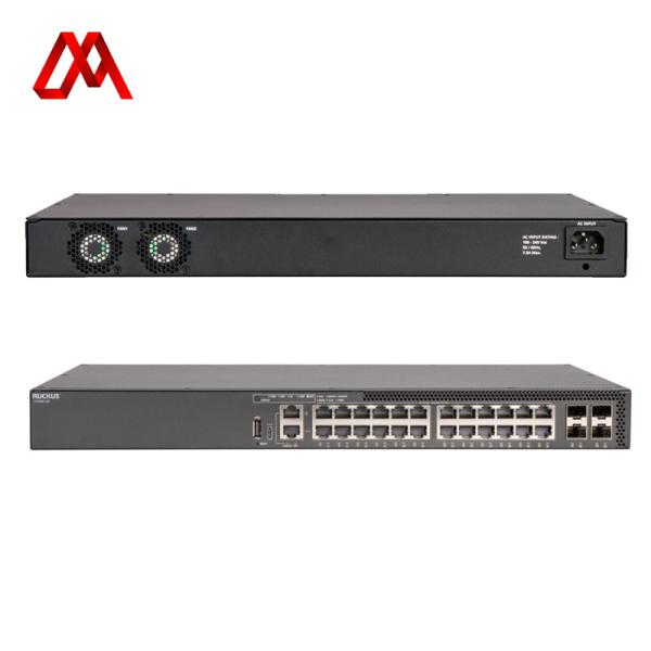 RUCKUS ICX 8200 Серия ICX8200-24P Начальный уровень + Доступ 24 порта Многогигабитный коммутатор PoE
