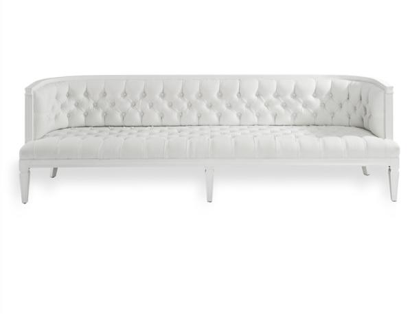 wholesale  sofa set designs antique white linen fabric solid wood sofa and wedding party eventsofas