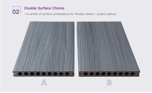 HDPE серого цвета 38% камня патио 200x24mm анти- УЛЬТРАФИОЛЕТОВЫЙ на открытом воздухе составной деревянный