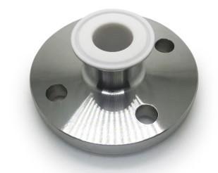 Forged 3A PTFE Lined Pipe Fittings 1.5 Tri Clamp Fittings And Flange