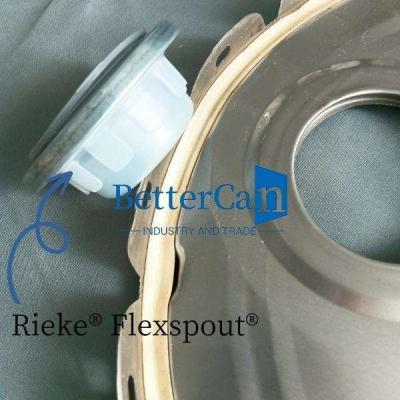 0.35mm Thickness Tin Pail Bucket Lid With Rieke Flexspout Tin Accessories 0.38mm Gauge Pail Lid