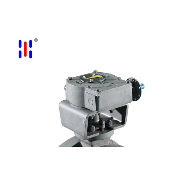 Pneumatic High Temperature Butterfly Valve DN50 - DN1600 Triple Offset Valve