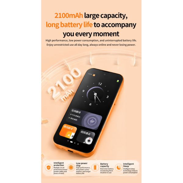 New F80pro 4G AI Voice Translator Audio And Video Call Translator