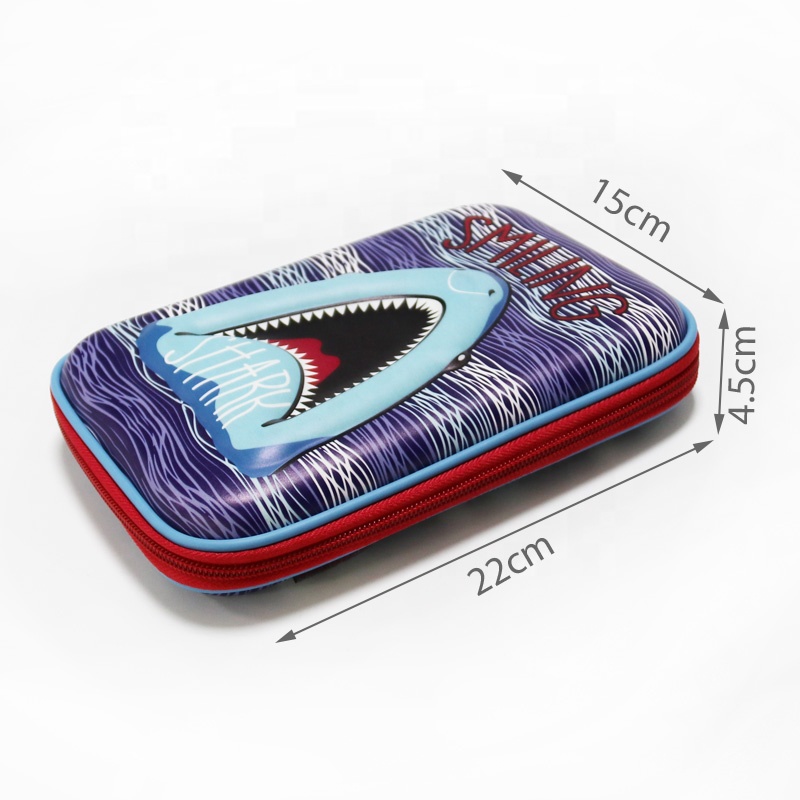 OEM изготовленное на заказ 3D касается логотипу 22x15x4.5cm Debossing случая карандаша ЕВА