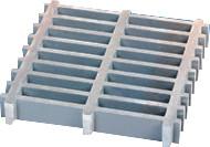GRP / FRP Grating Panels High Strength To Weight Ratio Corossion Resistance For Walkways