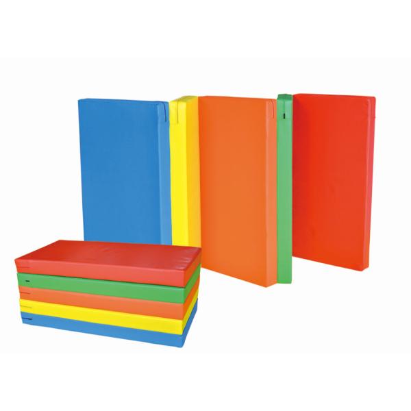 Customized Logo Availabled Gymnastic Exercise PVC Folding Mat for Fitness Interlock