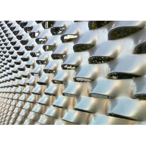 Louver Hole Perforated Metal Sheet , Aluminum Perforated Metal Screen Sheet