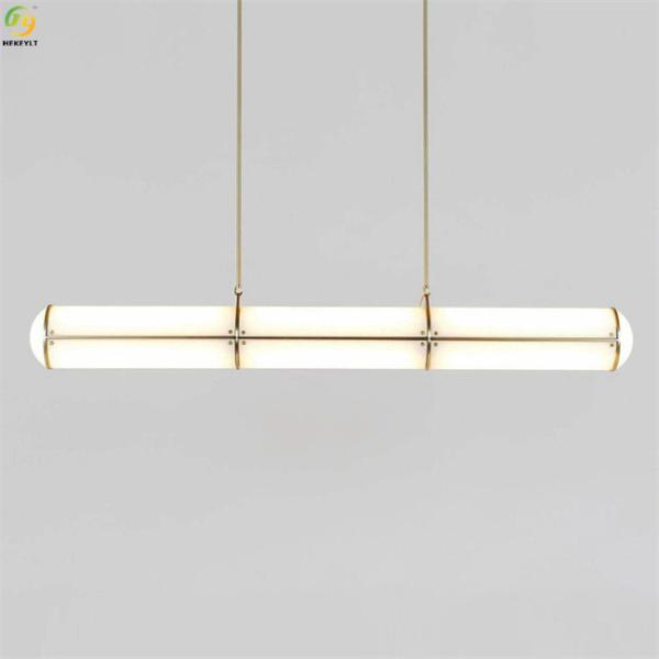 Home Light Luxury Brass Chandelier LED Restaurant Modern Pendant Light