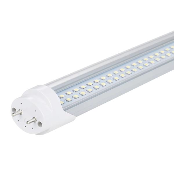 Residential 4ft T8 LED Tube Light Fixture Brightest Double LED for Office Warehouse