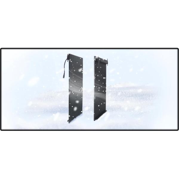 P31.25-31.25 Outdoor LED Mesh Display 1000x1000mm Transparent Cabinet With Fast Installation