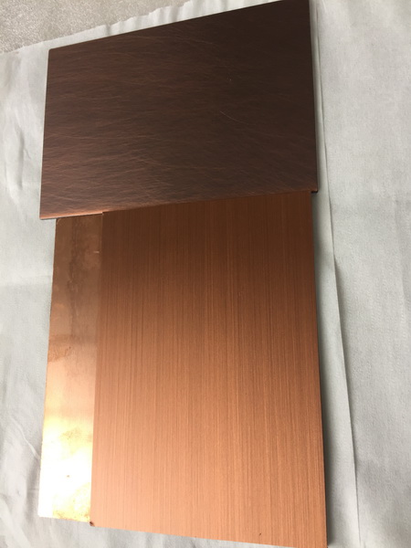 Sound Insulation Copper Metal Panels 4mm Thickness For Metallic Roofing