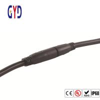 Mené en allumant IP67 imperméabilisez 2 Pin Connector Large Flat Plug et prise